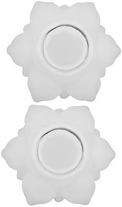 2pcs Lotus Shape Silicone Candle Making Molds for DIY Crafts