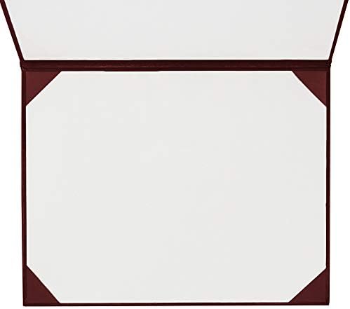 Graduation Mall 85x11 Inch Diploma Cover Certificate Holder Maroon 1 Pack