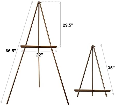 Falling in Art 65 inch A-Frame Easel Stand