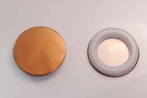 Aroparc 10oz Rose Gold Candle Jars with Metal Lids 12 Pack