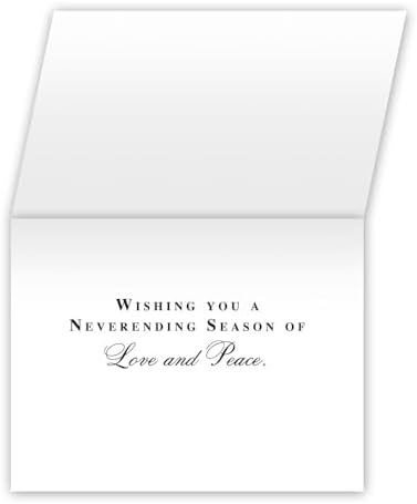 Paper Frenzy Peace on Earth Garland Christmas Cards and Envelopes - 25 Pack 1