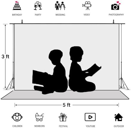 Cute Cartoon Red House Photo Backdrop 5x3 FT