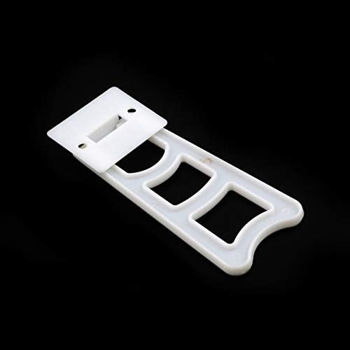 T Tulead White Plastic Easel Back Stand Pack of 10 with Screws