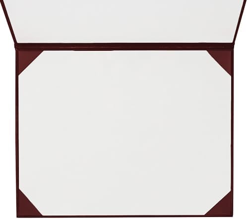 Graduation Mall 85x11 Smooth Padded Diploma Cover 6 Packs