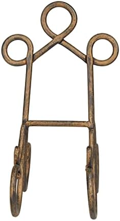 Deco 79 Metal Display Easel Scroll Tabletop Easel Brown