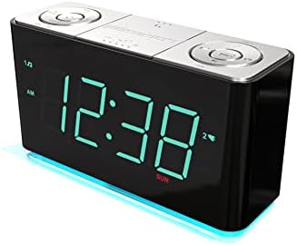 Emerson Smartset Alarm Clock Radio with Bluetooth Speaker and USB Port