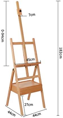Adjustable Oil Painting Easel with Drawer and Eucalyptus Wood