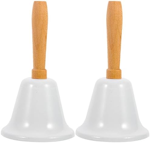 LOGOFUN 2Pcs Hand Bell for Drink Service Restaurant Decor