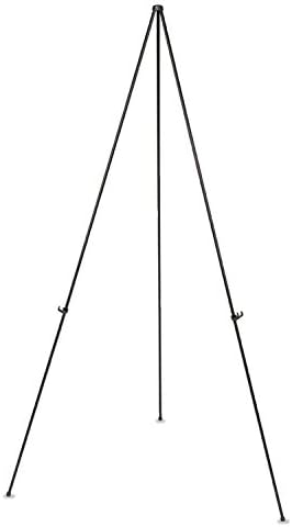 MasterVision FLX04201MV Instant Easel Black Steel Lightweight