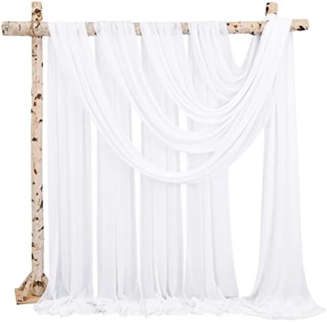 Showgeous Wedding Arch Draping Fabric 4 Panels