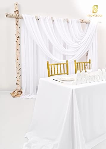 Showgeous Wedding Arch Draping Fabric 4 Panels