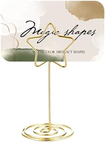 40pcs Table Number Holders with Gold Finish for Weddings and Parties