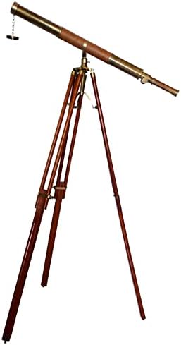 US Navy Griffith Antique Tripod Telescope Single Barrel