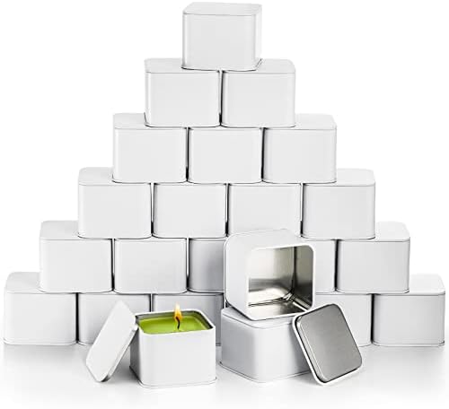 AVLA 24-Pack Candle Tins with Lids for DIY Projects
