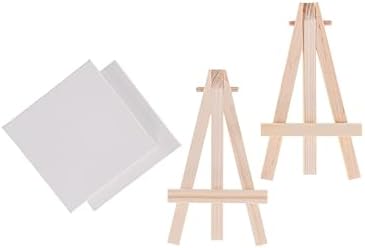 Hello Artist Party Pack Mini Canvas with Easel 4 Pieces