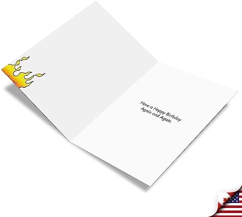 NobleWorks 1 Large Happy Birthday Card Funny Cartoon Greeting Card