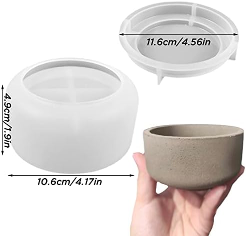 Storage Box Candle Jar Molds Set with Lids