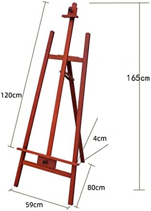 165cm Studio Easel Sturdy Wooden Adjustable Folding Portable