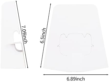 SHUESS 100 Pack 7 Inch Self Adhesive Cardboard Easel Backs