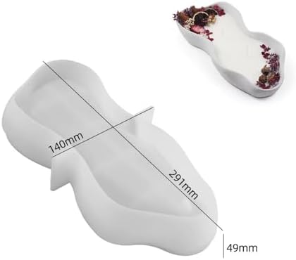 Yitkch Irregular Candle Holder Silicone Mold DIY