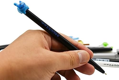 Maydahui 12 Pcs Cute Cat Dog Tail Clicker Pens