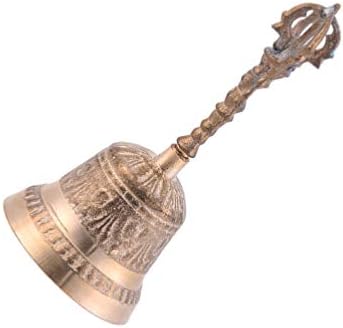 EXCEART Brass Hand Bell for Wedding and Event Use