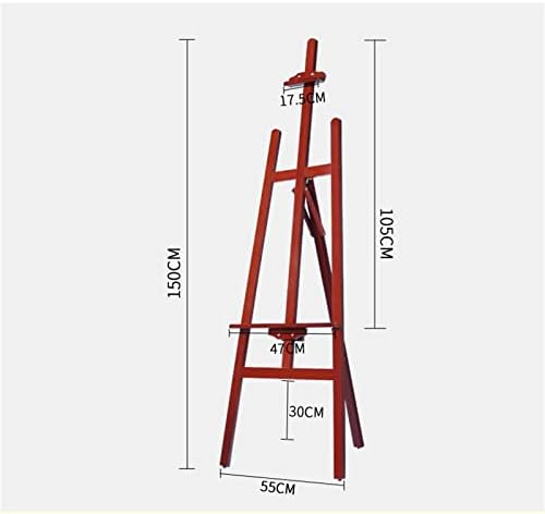 15M Wooden Folding Studio Easel - Adjustable for Art and Display