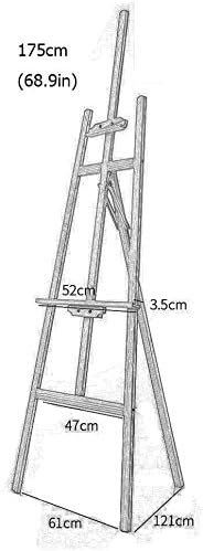Adjustable Height Poster Easel for Art and Display