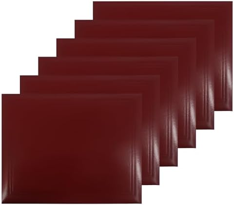 Graduation Mall 85x11 Smooth Padded Diploma Cover 6 Packs
