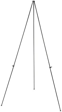 MasterVision FLX04201MV Instant Easel Black Steel Lightweight