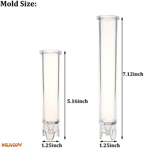 MILIVIXAY 2PCS Taper Candle Molds Set