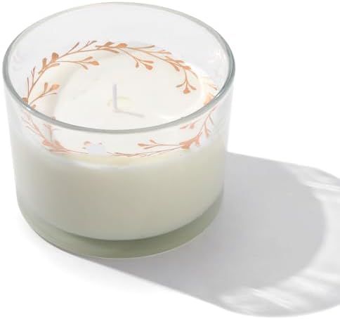 CDXHOME Candle Dust Covers 100pcs Floral Translucent Kraft