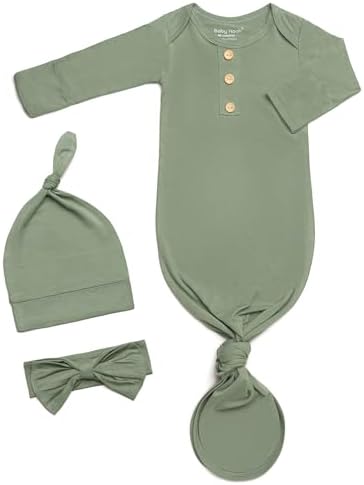 Noah Baby Knotted Gown for Newborn Photography