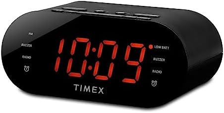 Timex T231G Dual Alarm Clock Radio with Display and Line-in Jack 1