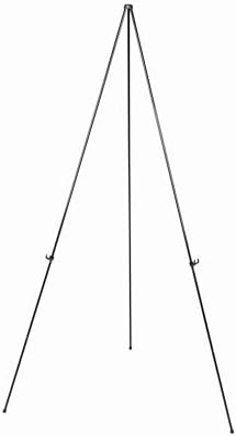 MasterVision Instant Easel Black Steel Lightweight