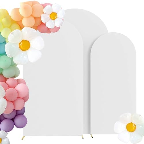 HAINARverS 3 Piece Wedding Arch Cover Set