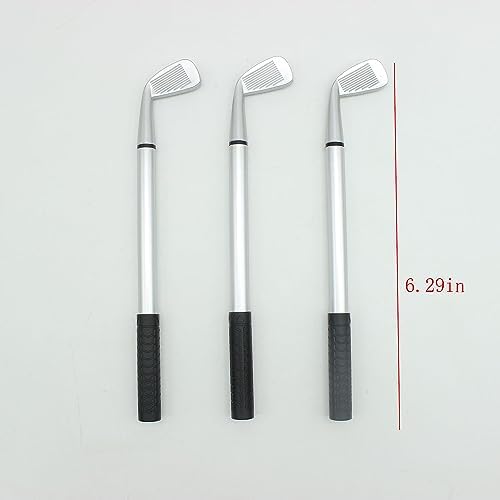 12pcs Mini Golf Club Pens with Black Gel Ink
