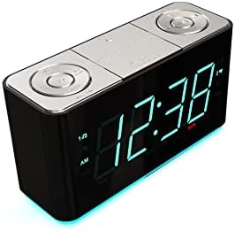 Emerson Smartset Alarm Clock Radio with Bluetooth Speaker and USB Port