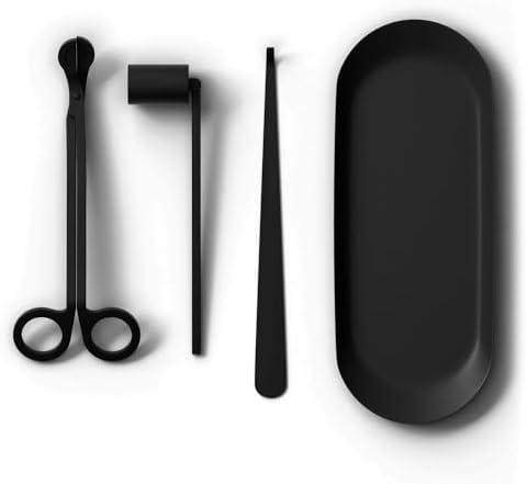 Scentiment Candle Care Kit 3-Piece Set Black