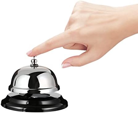 QTLCOHD 12 Pack Call Bell 335 Inch Diameter Metal Anti-Rust