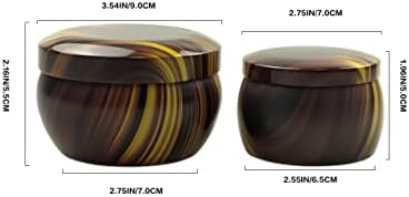 24 Pack Tin Jars with Lids for Candle Making and Crafts