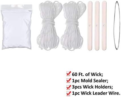 MILIVIXAY 3PCS Cylinder Candle Molds Set