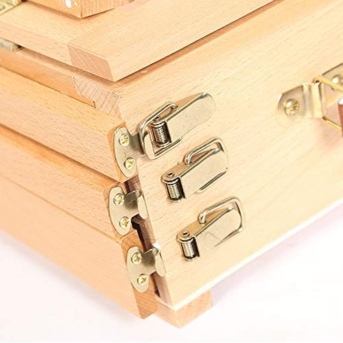 Red Beech Three-Layer Drawing Easel with Storage Box