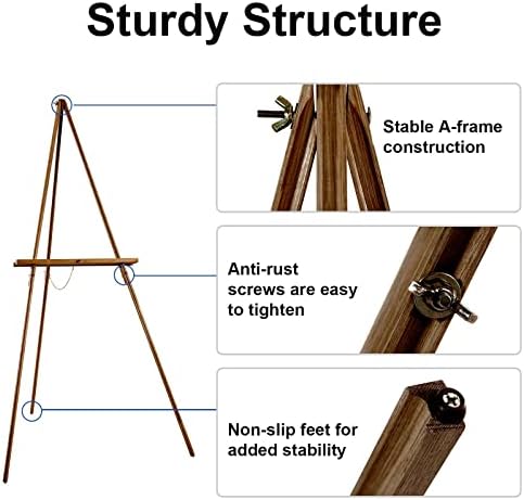 Falling in Art 65 inch A-Frame Easel Stand
