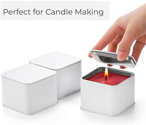 AVLA 24-Pack Candle Tins with Lids for DIY Projects
