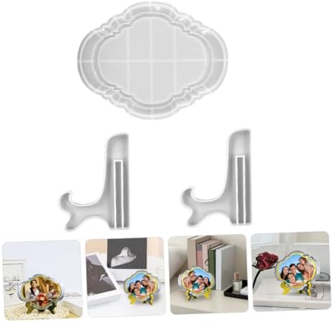 NUOBESTY 1set Silicone Photo Frame Mold for Epoxy Resin Crafts