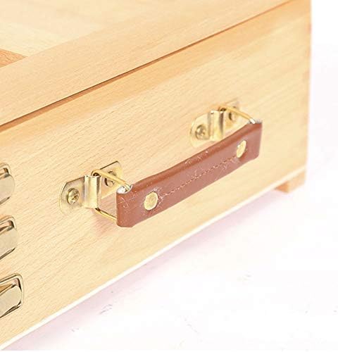Red Beech Three-Layer Drawing Easel with Storage Box