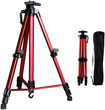 Strong and Durable Portable Easel Art Stand with Carry Bag Black