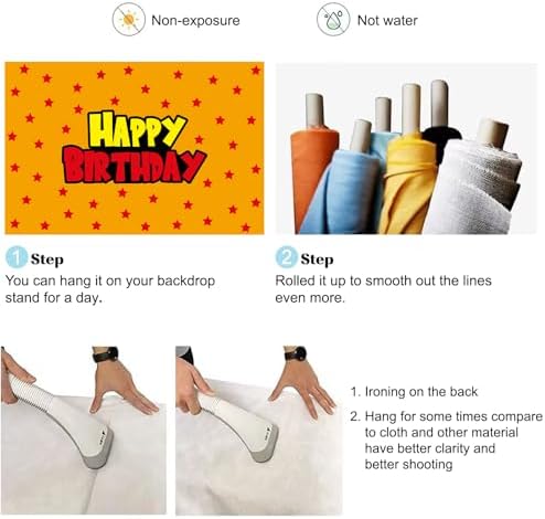 5x3ft Anime Birthday Party Decor Backdrop