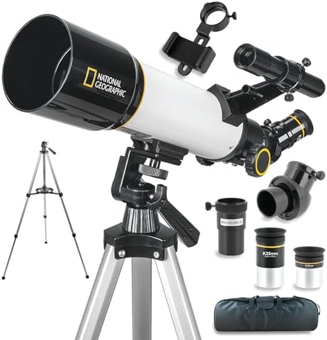 National Geographic Sky View 70mm Refractor Telescope with Panhandle Mount